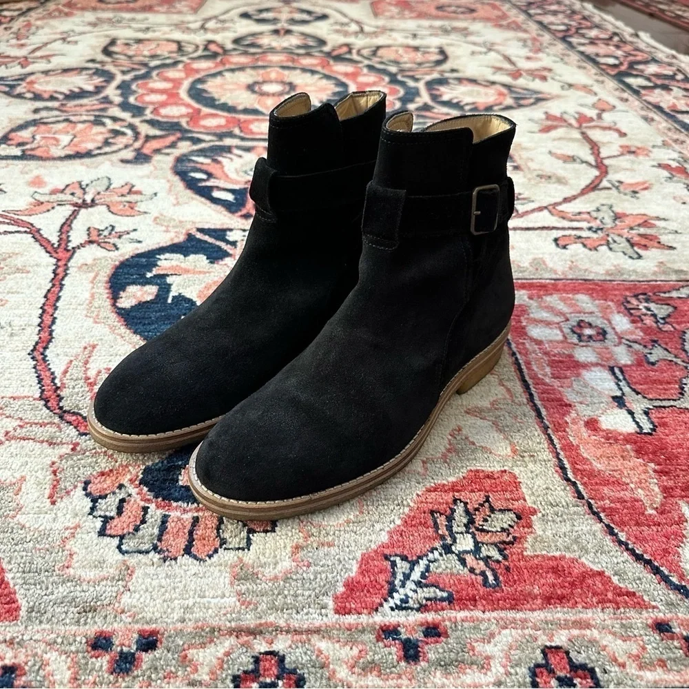 Represent Clo Italian Calf Suede Leather Strapped Boot